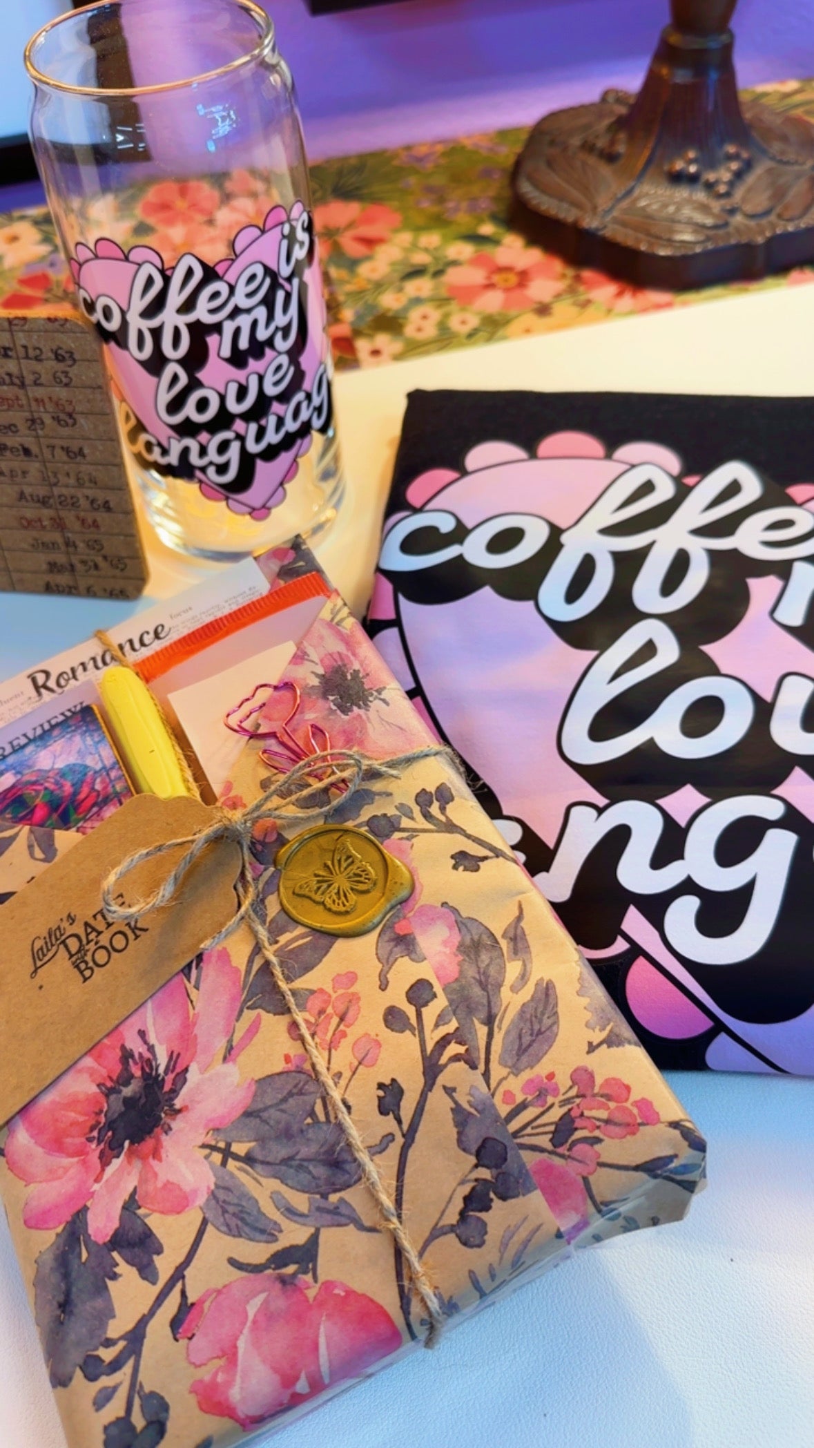 *New* Coffee is My Love Language Bookish Bundle (T-shirt!)
