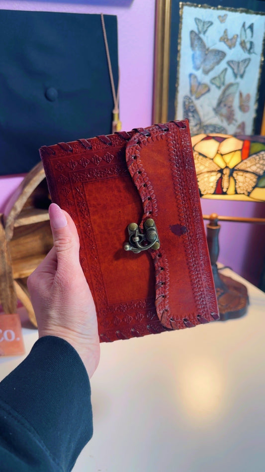 Vintage Leather Travel Journal