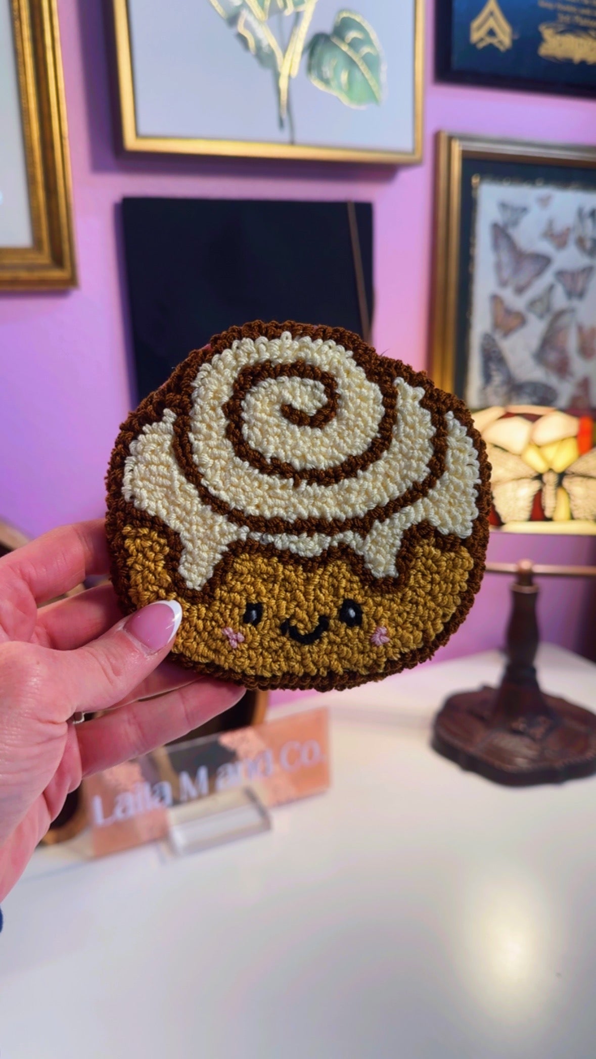 Baby Cinnamon Mug Rug Coaster