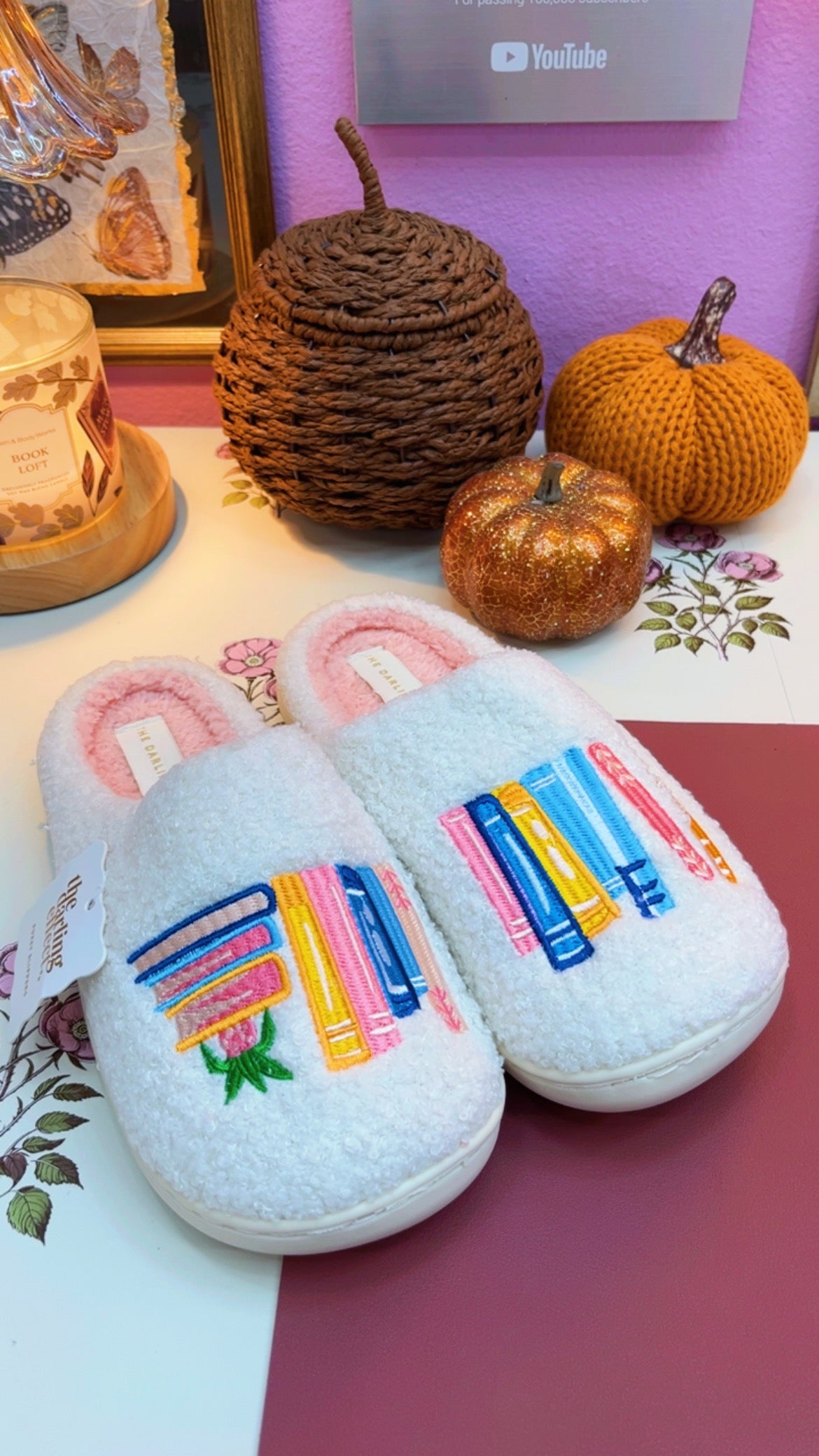 Bookish Slippers