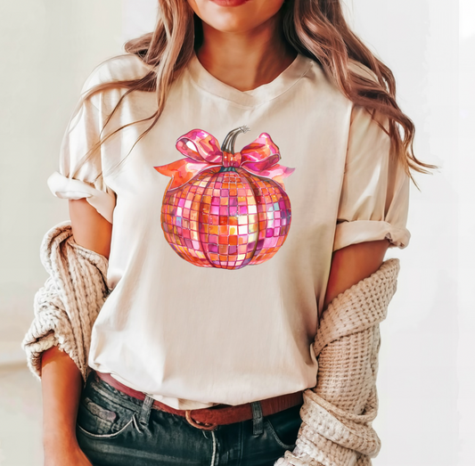 Disco Pumpkin T-shirt (Ivory)