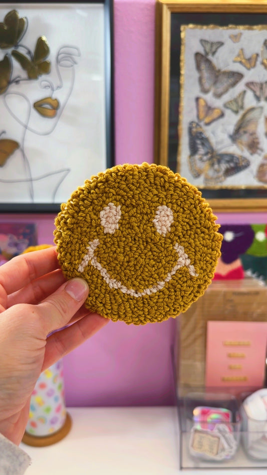 The Happiest Handmade Coaster