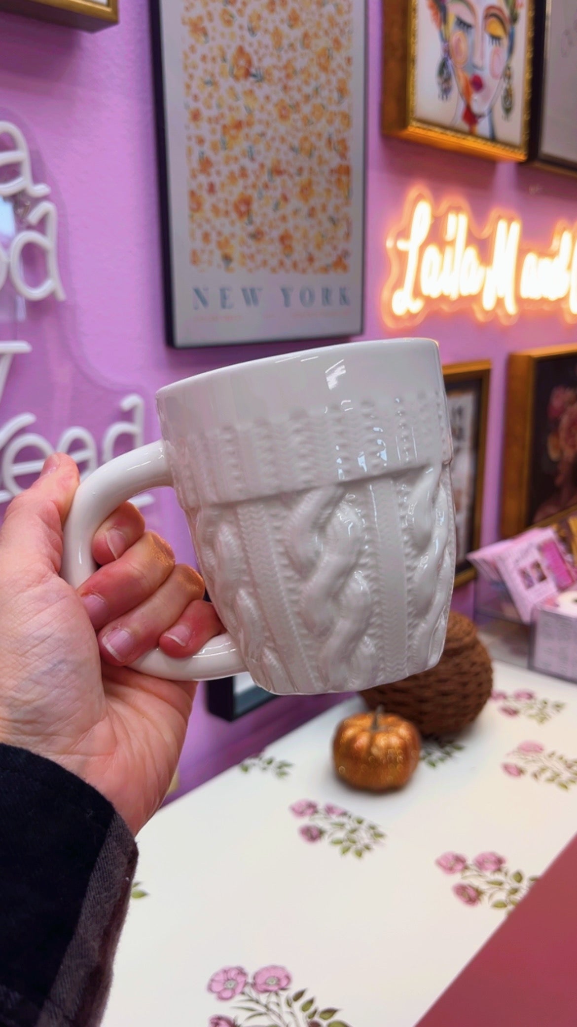 Cozy Sweater Mug (18 oz)