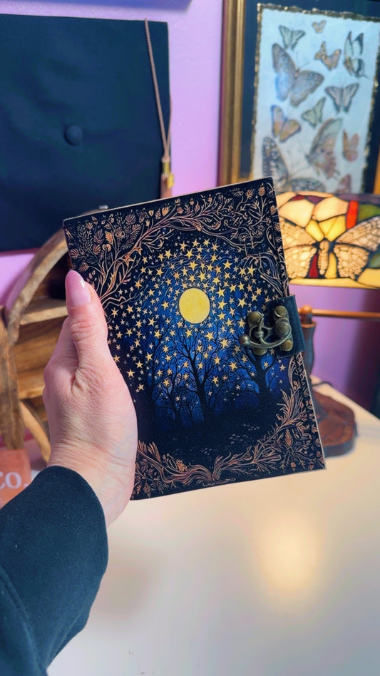 The Moon Leather Journal