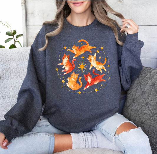 Celestial Cat Crewneck