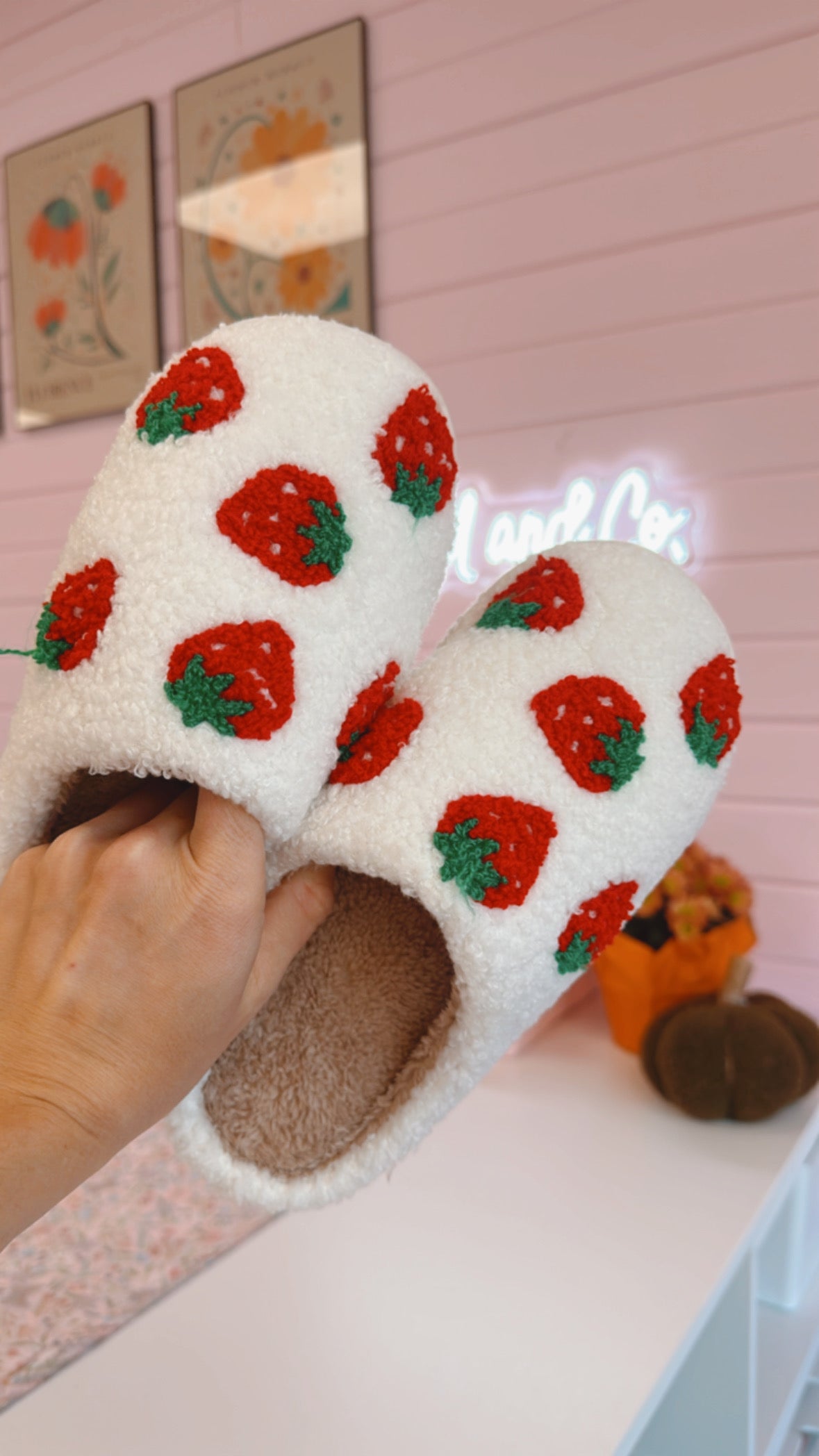 Strawberry Slippers