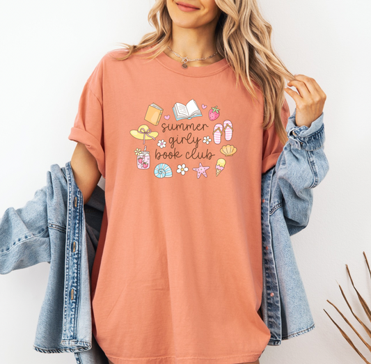 Summer Girly T-shirt (Peach)