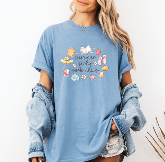 Summer Girly T-shirt (light blue)