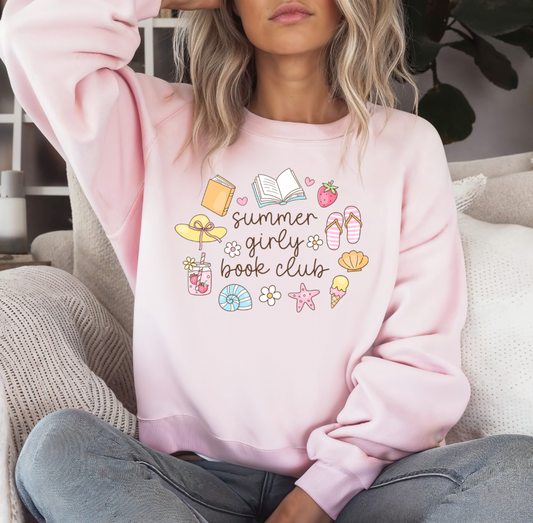 Summer Girly Crewneck (Pink)
