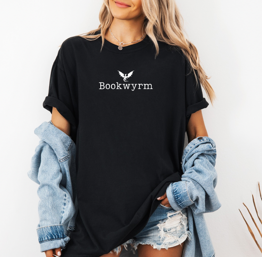 Book Wyrm T-shirt (Black