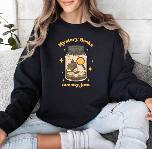 Mystery Book Jam Crewneck (Black)
