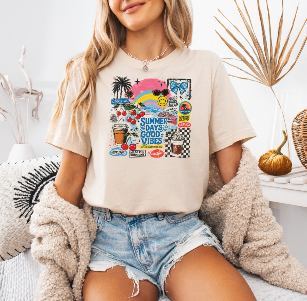 Summer Days T-shirt (Ivory)
