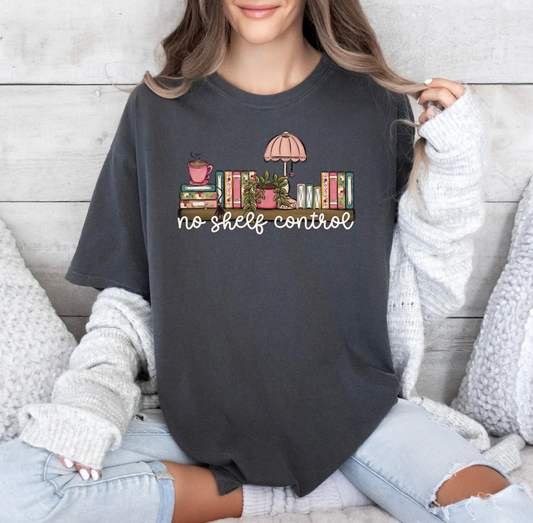 No Shelf Control T-shirt (Heather Grey)