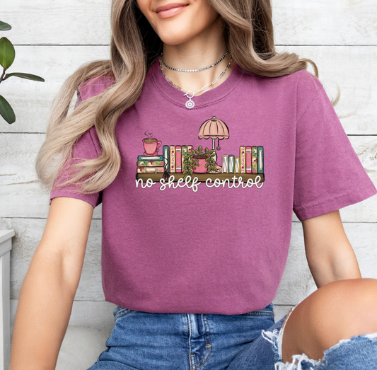 No Shelf Control T-shirt (Berry)