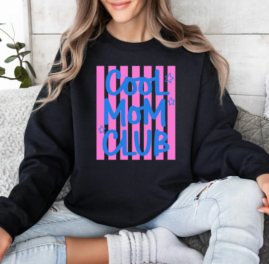 Cool Mom Club Crewneck (Black)