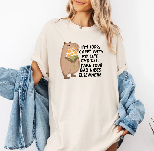 CAPPY with my Life Choices T-shirt (Ivory)