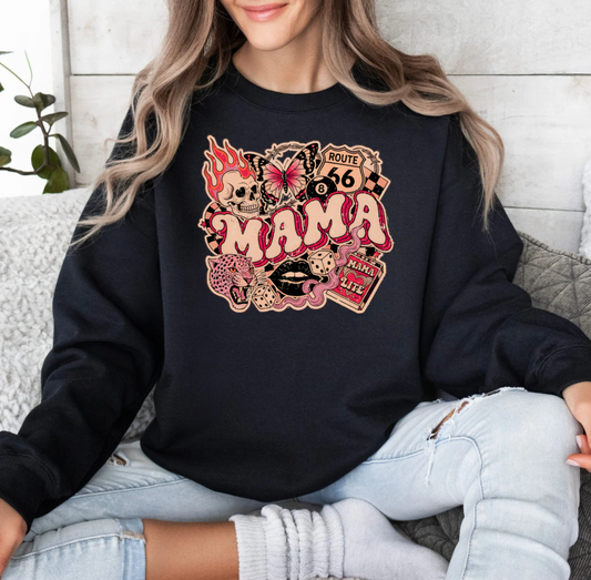 Mama Crewneck (Black)