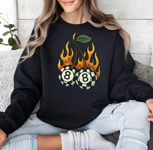 8 Ball Lucky Crewneck (Black)