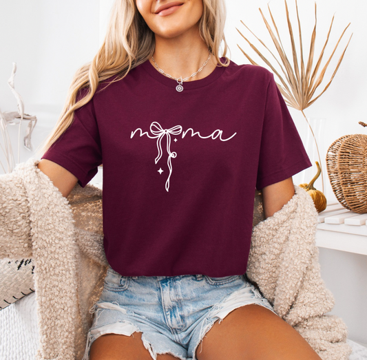 Mama T-shirt (Maroon)