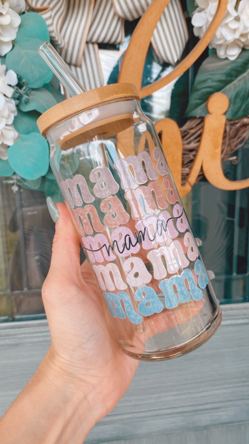 Neutral Mama 20 oz Glass Can